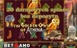 20 darmowych spinów w The Golden owl of Athena